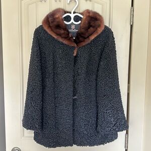 VINTAGE LAMB FUR JACKET